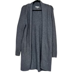 Community Grey Marled Duster Cardigan Sweater Womens XS Preppy Casual Revolve